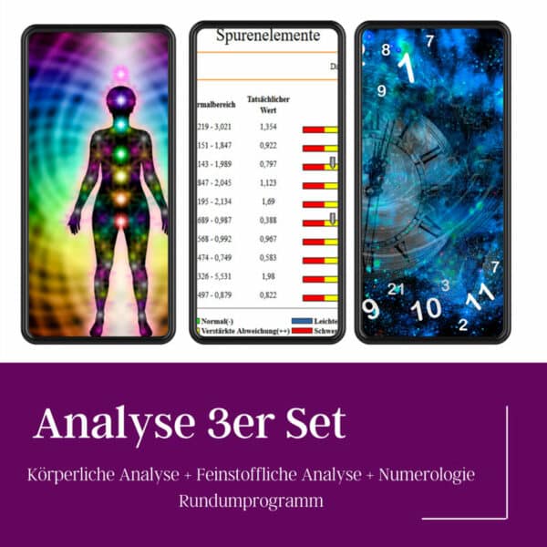 Analyse 3er Set - 123FitVital